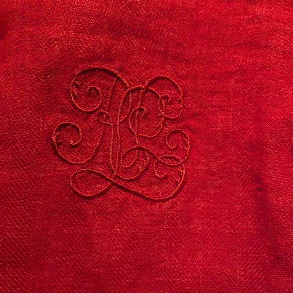 Vintage Lauren - Ralph Lauren - Red Collared Linen Shirt - Medium - Picture 4 of 7